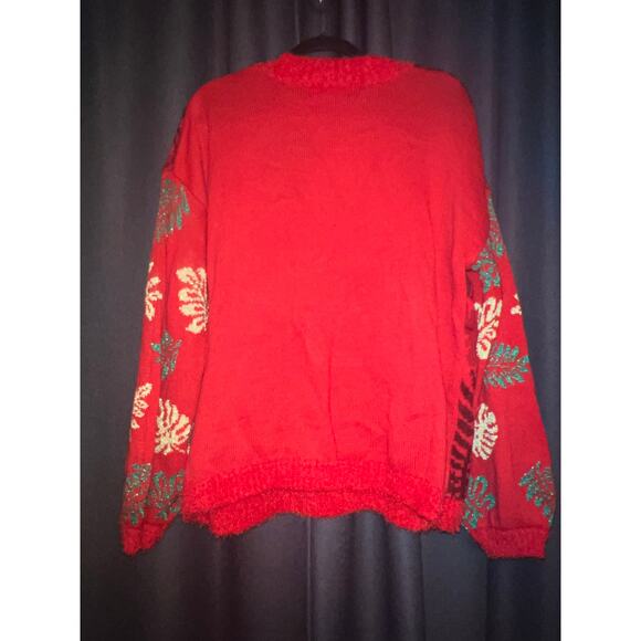 Ugly Christmas Sweater Xmas Size Large Flamingo - Picture 3 of 3